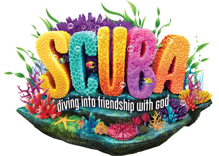 Scuba diving into friendship with God graphic